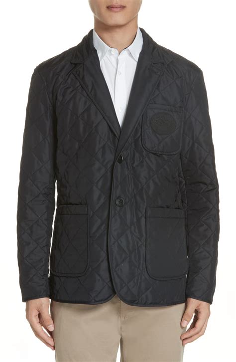 burberry clifton quilted blazer|burberry cashmere cape coat.